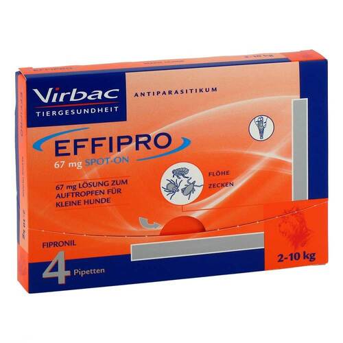 Effipro 67 mg piperitae L&ouml;sung z.Auftropf.f&uuml;r kl.Hunde - 1