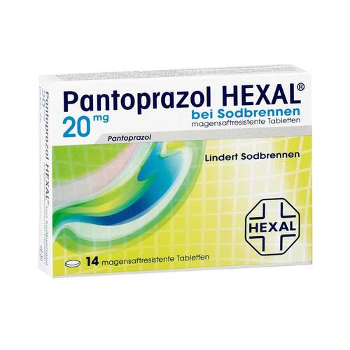 Pantoprazol Hexal b.Sodbrennen magensaftresistent Tabletten  - 1