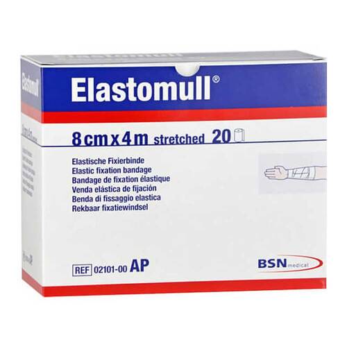 Elastomull 8 cmx4 m elastisch Fixierbinde 2101 - 1