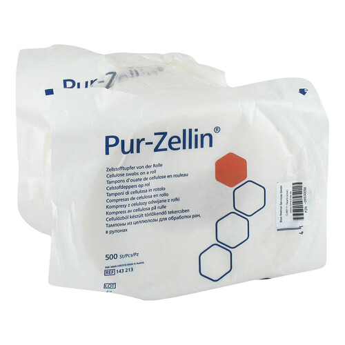 PUR-ZELLIN 4x5 cm unsteril Rolle zu 500 St. - 1