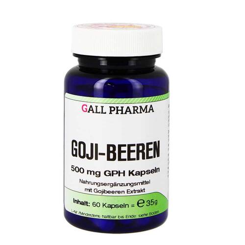Goji Beeren 500 mg Gph Kapseln - 1