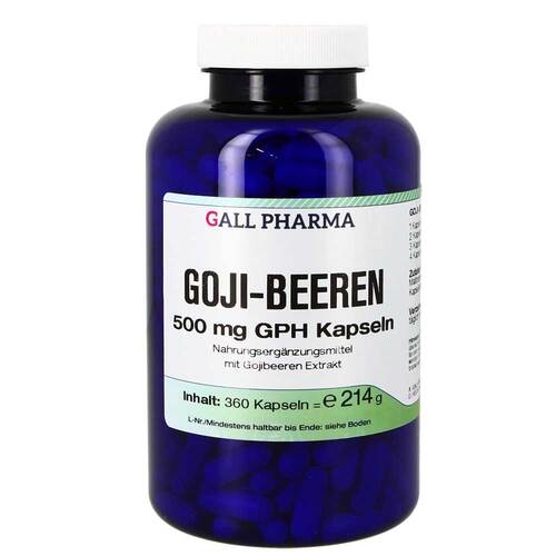 Goji Beeren 500 mg Gph Kapseln - 1