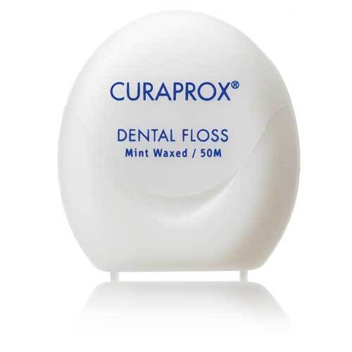 CURAPROX DF 834 Zahnseide waxed mint Spender - 1