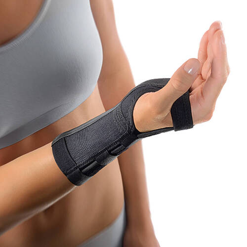 Bort Handgelenkst&uuml;tze mit Aluschiene li.S schwarz - 1