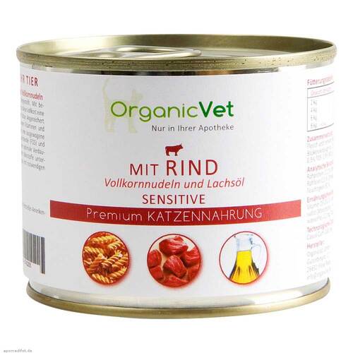 Dosennahrung Sensitive Rind f&uuml;r Katzen - 1