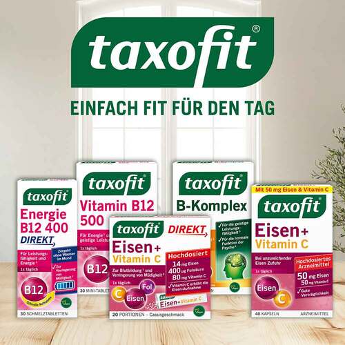 Taxofit Energie B12 500 + D3+C Direkt Granulat - 7