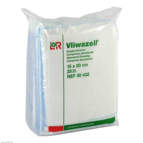 VLIWAZELL Saugkompressen unsteril 15x20 cm - 1