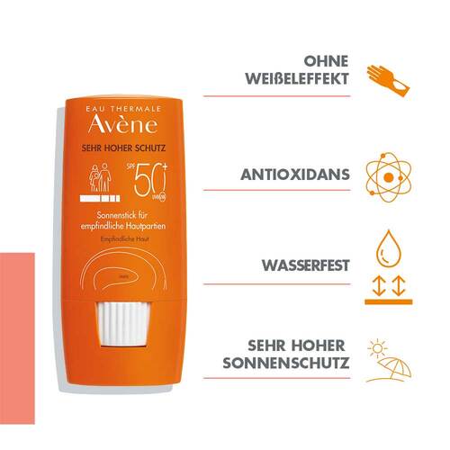 Avene Sunsitive Sonnenstick Spf 50 + empfindliche Haut p. - 2