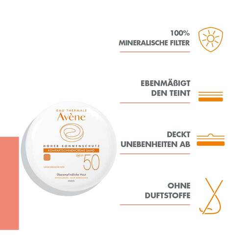 Avene Kompaktsonnencreme Spf 50 sand 2010 - 2