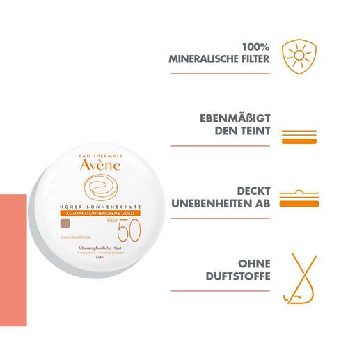 Avene Kompaktsonnencreme Spf 50 gold 2010 - 2