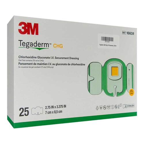 Tegaderm Chg I.V. Fixierverband 7x8,5 cm 1660R - 1