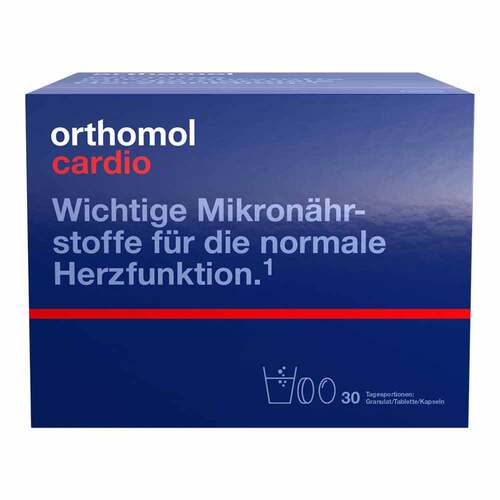 Orthomol Cardio Granulat / Kapseln /Tabletten Kombipack. - 1