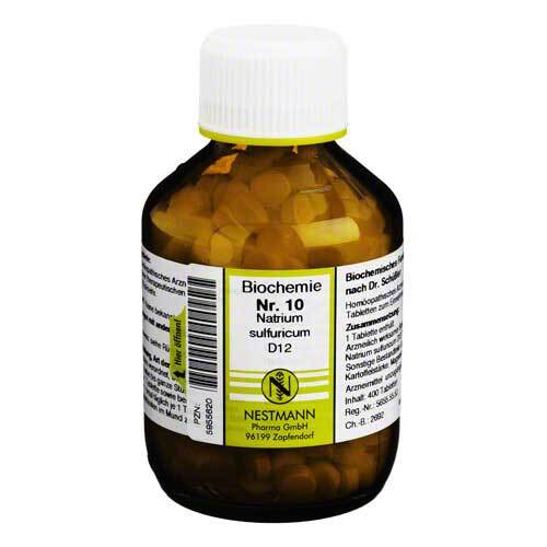 BIOCHEMIE 10 Natrium sulfuricum D 12 Tabletten - 1