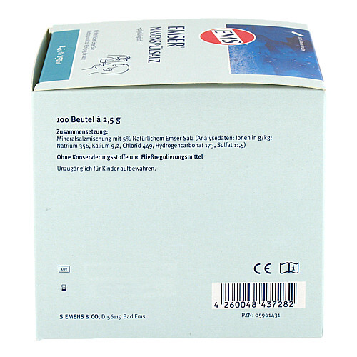 Emser Nasensp&uuml;lsalz physiologisch Beutel  - 2