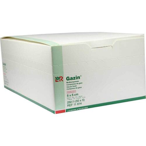 GAZIN Mullkomp.5x5 cm steril 8fach - 1