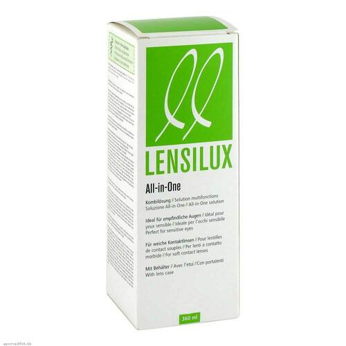 Lensilux All-in-One L&ouml;sung + Beh.f&uuml;r weiche Kontaktlins. - 1