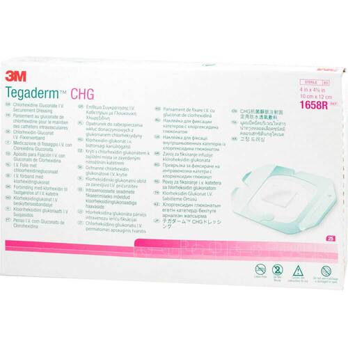 Tegaderm Chg I.V. Fixierverband 10x12 cm 1658R - 1