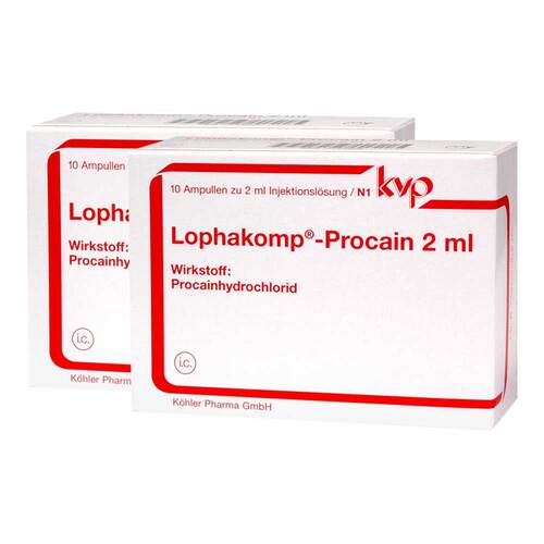 Lophakomp Procain 2 ml Injektionsl&ouml;sung - 1