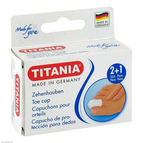 Zehenhauben 2 klein und 1 gro&szlig; Titania - 1