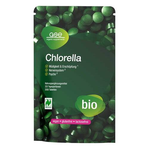 Gse Chlorella 500 mg Bio Naturland Tabletten - 1