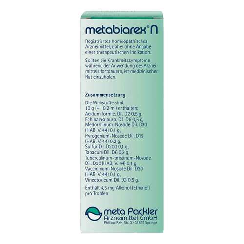 Metabiarex N Mischung - 2