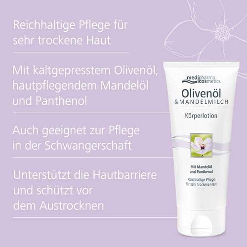 Oliven&ouml;l &amp; Mandelmilch K&ouml;rperlotion - 3