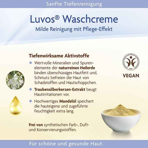 Luvos Naturkosmetik mit Heilerde Waschcreme - 4