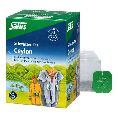 Ceylon schwarzer Tee Bio Salus Filterbeutel - 1