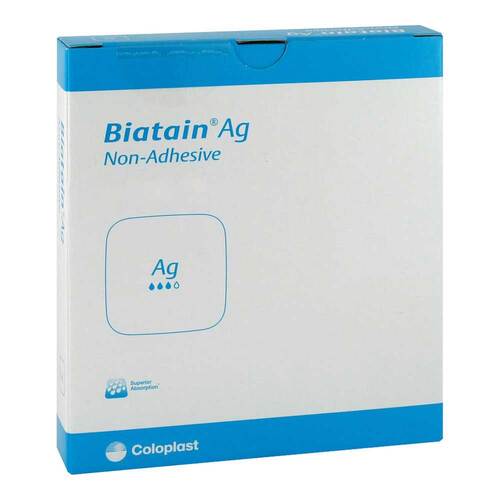 BIATAIN Ag Schaumverband 10x20 cm nicht haftend - 1