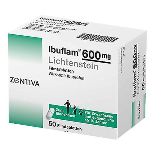 Ibuflam 600 mg Lichtenstein Filmtabletten - 1