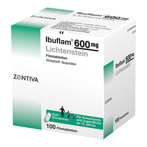 Ibuflam 600 mg Lichtenstein Filmtabletten - 1