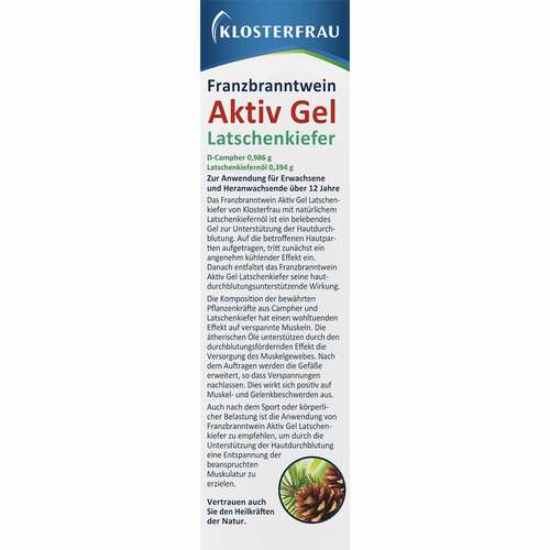 Klosterfrau Aktiv Gel Latschenkiefer - 3
