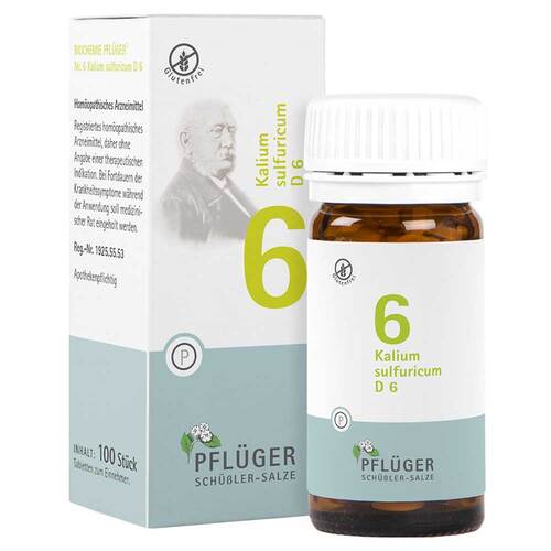 Biochemie Pfl&uuml;ger 6 Kalium sulfuricum D 6 Tabletten  - 1