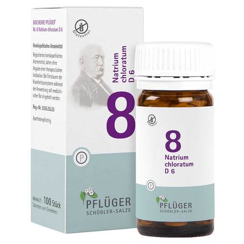 Biochemie Pfl&uuml;ger 8 Natrium chloratum D 6 Tabletten  - 1
