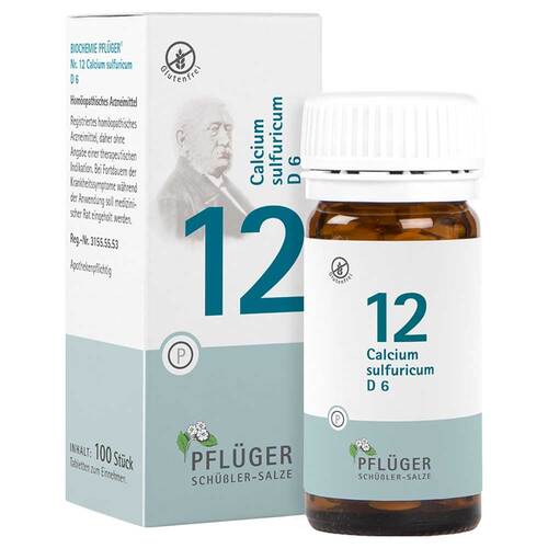 Biochemie Pfl&uuml;ger 12 Calcium sulfuricum D 6 Tabletten  - 1