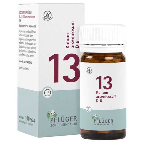 Biochemie Pfl&uuml;ger 13 Kalium arsenicosum D 6 Tabletten  - 1