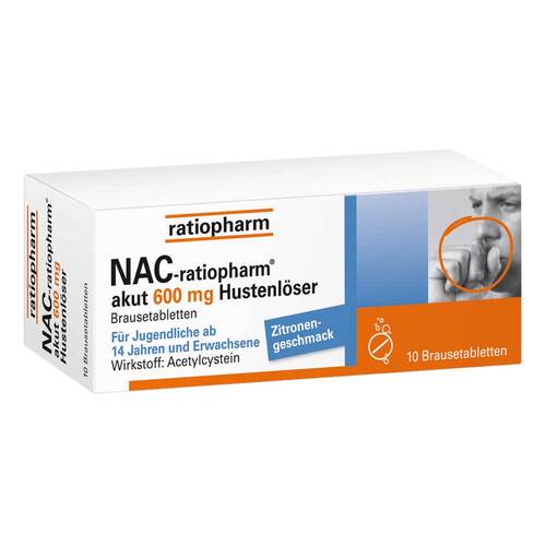 Nac-ratiopharm akut 600 mg Hustenl&ouml;ser Brausetabletten  - 1