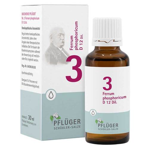 Biochemie Pfl&uuml;ger 3 Ferrum phosphoricum D 12 Tro. - 1