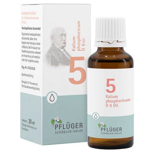 Biochemie Pfl&uuml;ger 5 Kalium phosphoricum D 6 Tropf. - 1