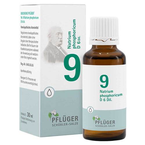 Biochemie Pfl&uuml;ger 9 Natrium phosphoricum D 6 Tro. - 1