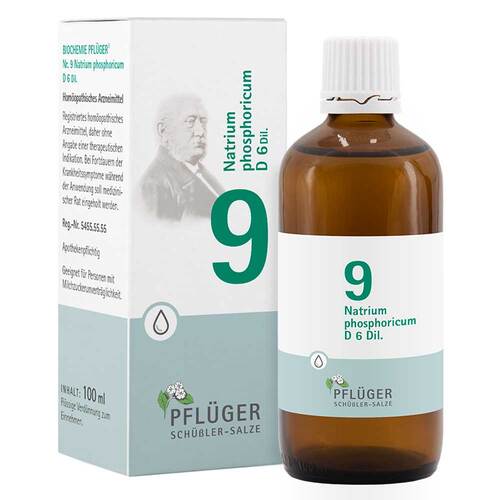 Biochemie Pfl&uuml;ger 9 Natrium phosphoricum D 6 Tro. - 1
