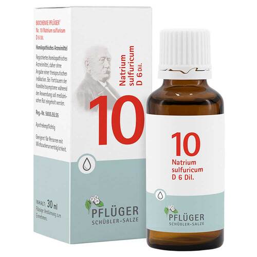 Biochemie Pfl&uuml;ger 10 Natrium sulfuricum D 6 Tropf. - 1