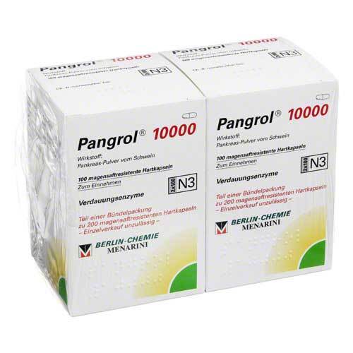 Pangrol 10.000 Hartkapseln mit magensaftresistent &uuml;berzogene Pell. - 1