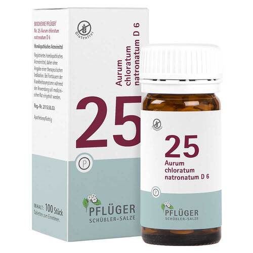 Biochemie Pfl&uuml;ger 25 Aurum chloratum natron.D 6 Tabletten  - 1