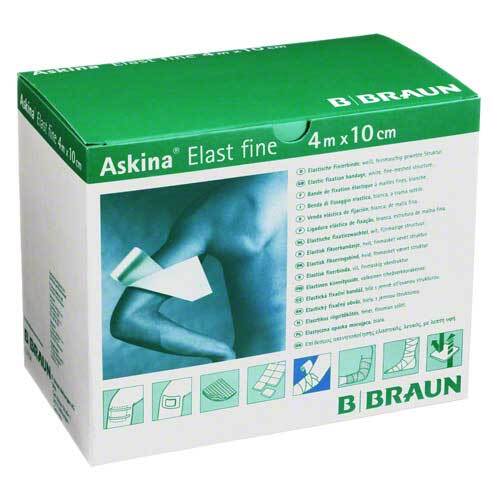 Askina Elast Fine Binde 10 cmx4 m lose - 1