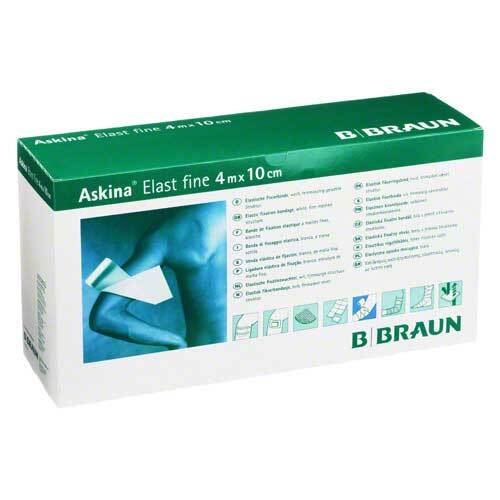 Askina Elast Fine Binde 10 cmx4 m lose - 1