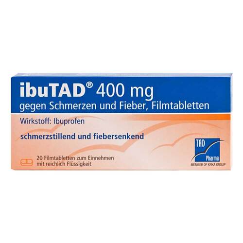 Ibutad 400 mg gegen Schmerzen und Fieber Filmtabletten  - 1