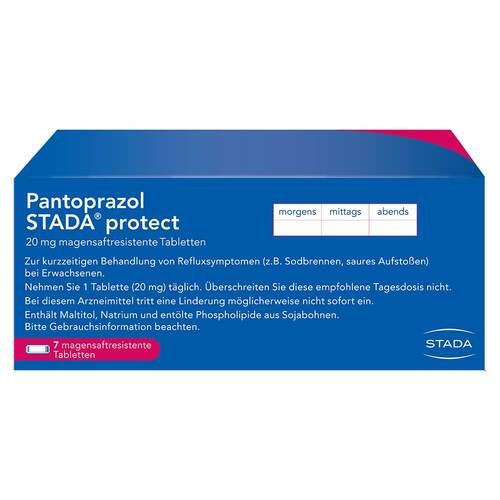 Pantoprazol Stada protect 20 mg magensaftresistent Tabletten  - 2