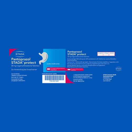 Pantoprazol Stada protect 20 mg magensaftresistent Tabletten  - 7