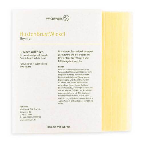 Husten Brust Wickel Thymian - 2